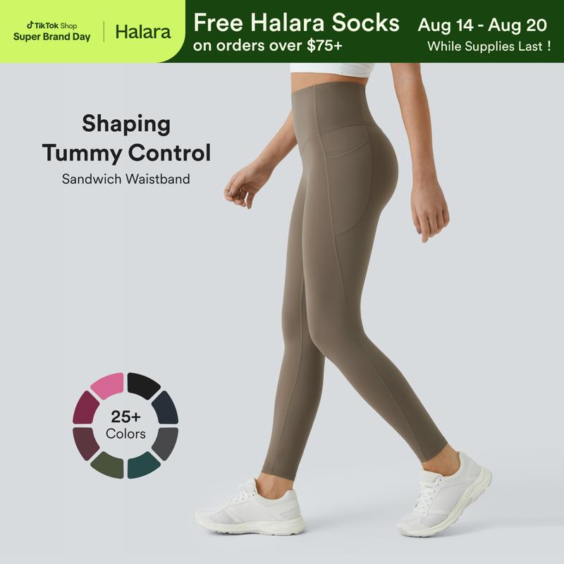 【Creator’s Pick】Halara UltraSculpt High Waisted Tummy Control Pocket Shaping Training Leggings #BackToSchool