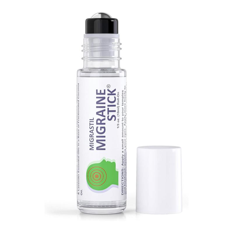 Migrastil Stick Aromatherapy Roll-On, Cool and Soothing Peppermint Essential Oil. HSA/FSA Eligible. Natural and Healthy Solution for Head and Neck Discomfort Body Care