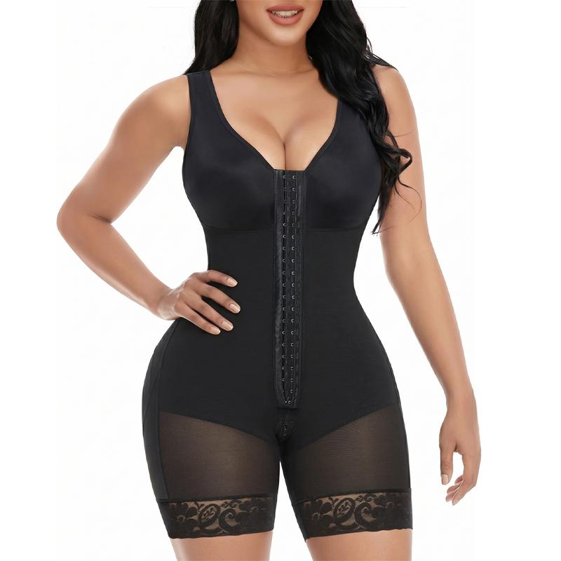 YIANNA Fajas Colombianas Shapewear for Women Front-Hook Tummy Control Full Shapewear Butt Lifter