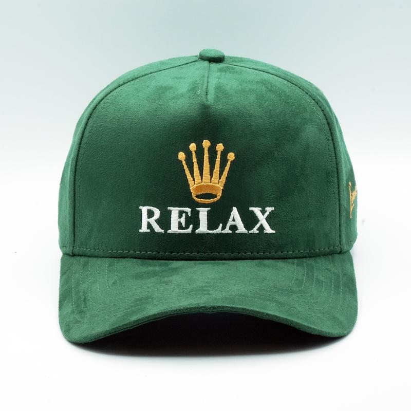 MOJA BASICS Relax Premium A-Frame Snapback Adjustable Hat Full Suede Look One Size Fits Most USA Embroidery MULTIPLE COLORS Deep Green Natural Deep Green - Handcrafted Cap Snapback Cap Personalized Dad Hat