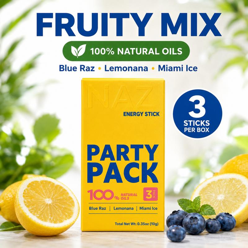 Refreshing Aromatherapy 3 Sticks per Box, Refreshing Cooling Sensation I Portable for Daily Use Natural
