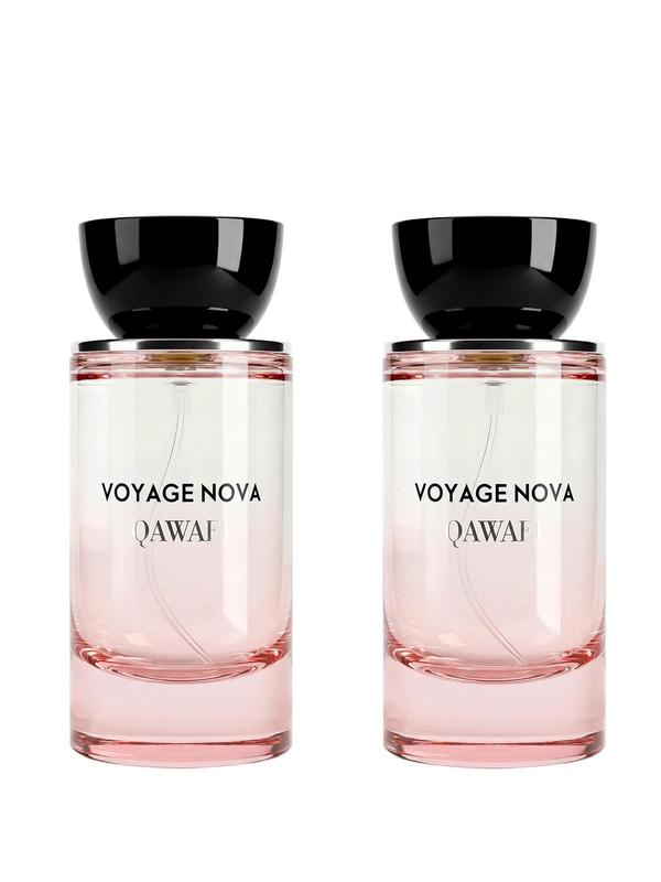 QAWAFI Voyage Nova x 2 | Extrait De Parfum | Rose Fruity Floral | Lychee,Rose & Patchouli | 8H+ Long Lasting Perfume for Women sohochic