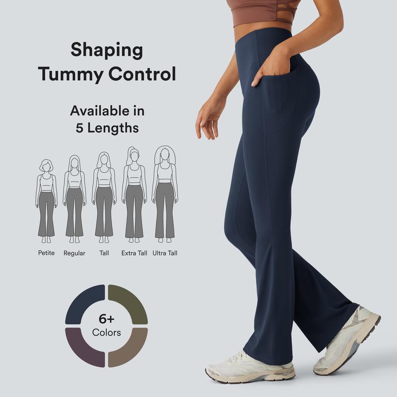 【Creator’s Pick】Halara UltraSculpt High Waisted Tummy Control Pocket Shaping Yoga Bootcut Leggings #BackToSchool
