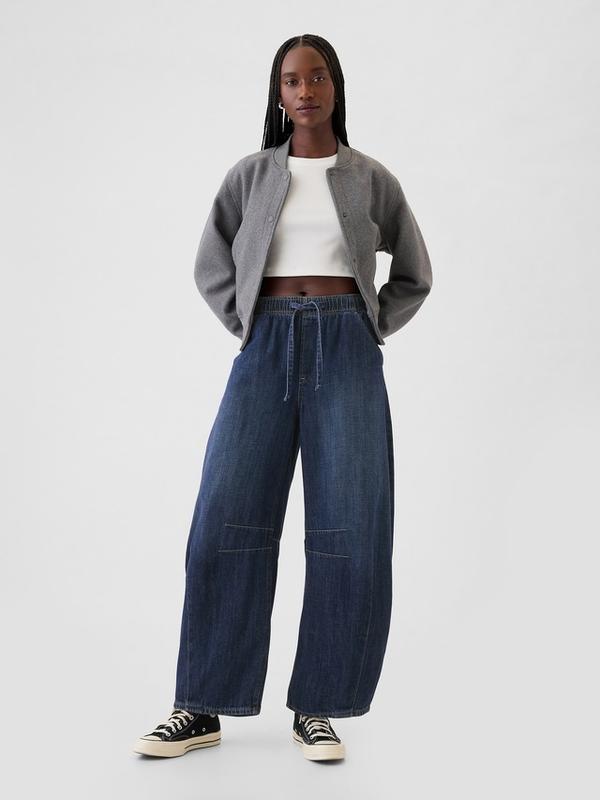 Gap Women's Mid Rise Easy Horseshoe Jeans